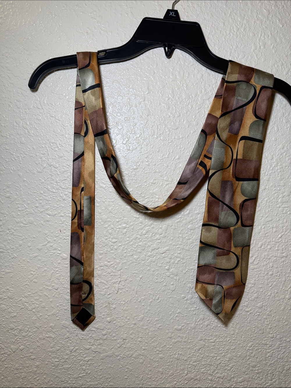 J. Garcia Multi-Color Geometric Pattern Necktie